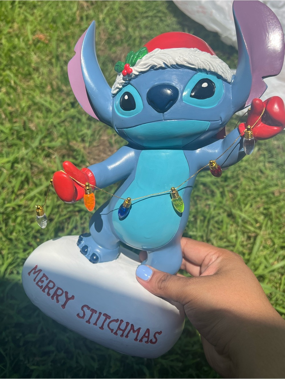 Disney Stitch Holiday Figurine